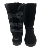 Boots Shoes Fashion Three Bows Tie High Boots Women-BS00983-Veeddydropshipping